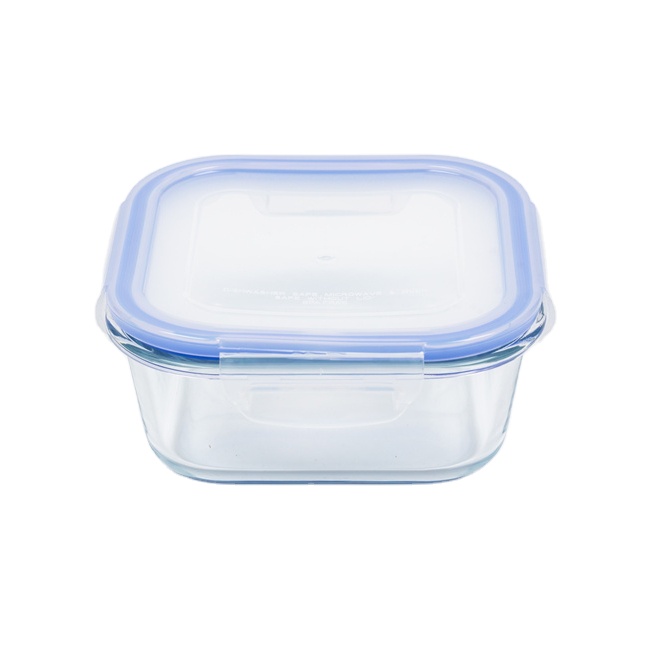 Smooth Surface Lunch Glass Food Container