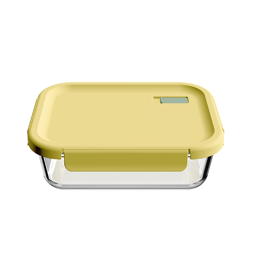 Rectangle Silicone Air Valve Lunch Box-PR