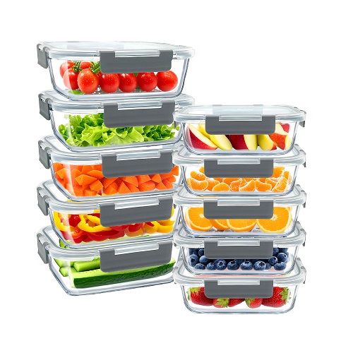 Eco-friendly vacuum glass food storage container-10
