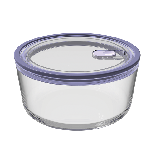 Big Round High-quality borosilicate glass food storage container