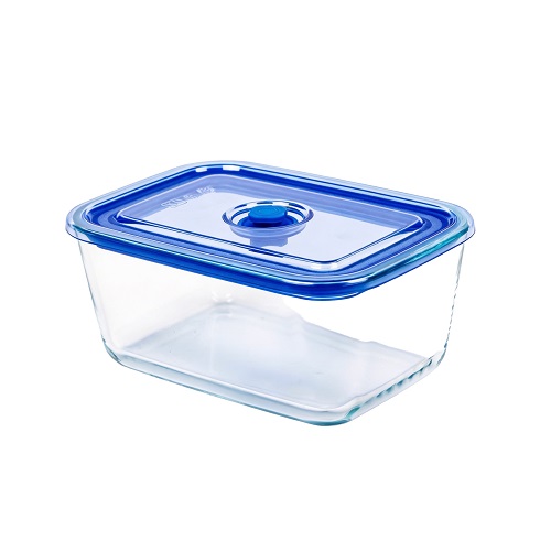 High-quality borosilicate glass food storage container