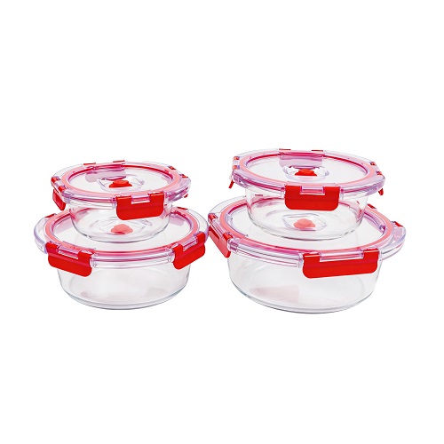 Detachable Ear Clip Glass Vacuum Food Container
