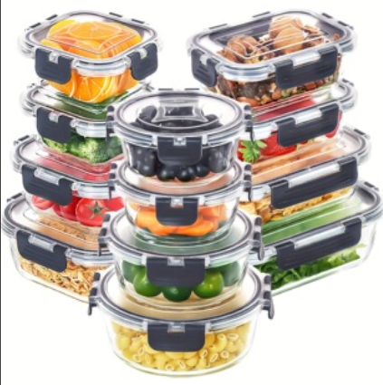 Glass Food Containers for Camping and Outdoor Cooking