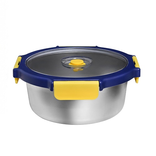 Round Detachable Ear Buckle Vacuum-Sealed plastic Fresh-Keeping Box-1.0