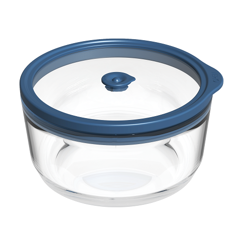 Round Large-Capacity Vacuum Lunch Box